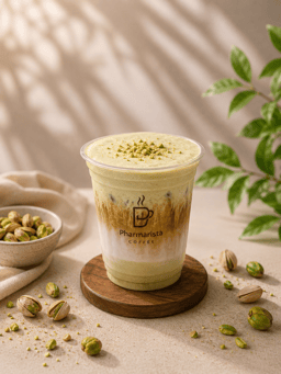 Iced Pistachio Cloud Latte