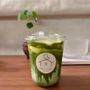iced pistachio matcha latte